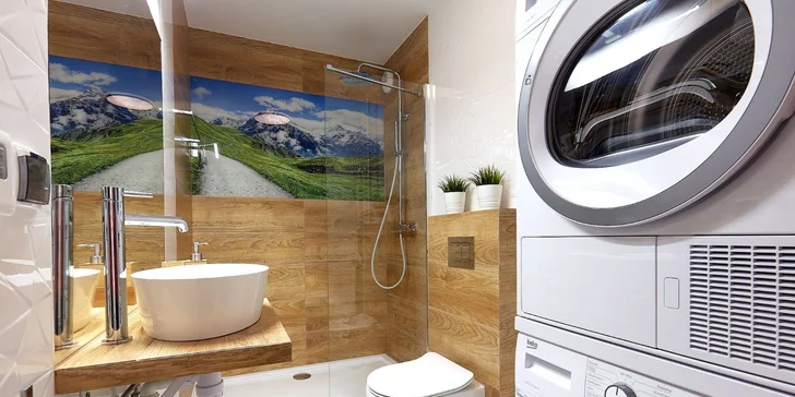 Štýlové apartmány v Zakopanom s výhľadom na Tatry, hneď pri malom lyžiarskom stredisku