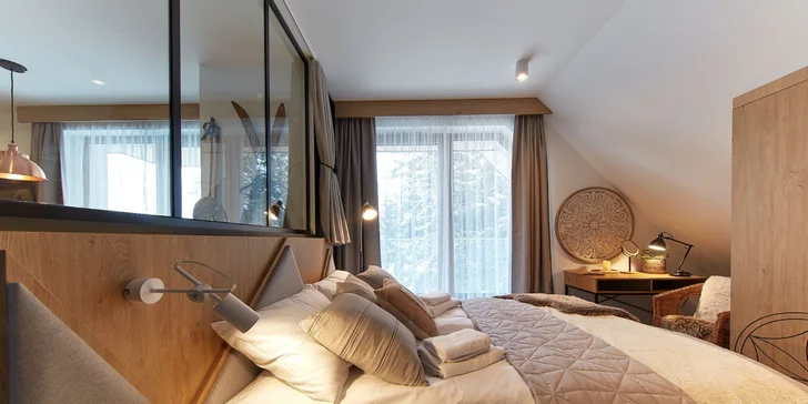 Štýlové apartmány v Zakopanom s výhľadom na Tatry, hneď pri malom lyžiarskom stredisku