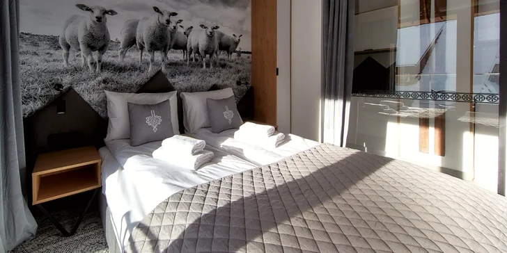 Štýlové apartmány v Zakopanom s výhľadom na Tatry, hneď pri malom lyžiarskom stredisku