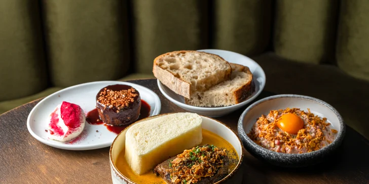 Lahodný hovädzí tatarák alebo dvojchodové degustačné menu pre 1 osobu