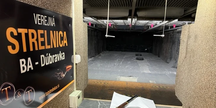 T&T strelnica: Streľba z rôznych druhov zbraní na krytej strelnici