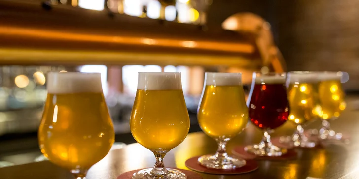 Degustácia 6 druhov remeselných pív v pivárni Berhet