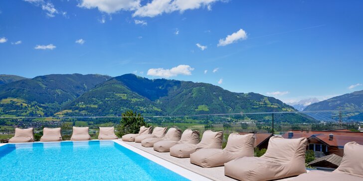 Pobyt v 4* hoteli v rakúskom Kaprune: polpenzia, neobmedzene wellness, vonkajší aj vnútorný bazén, zľavy na atrakcie