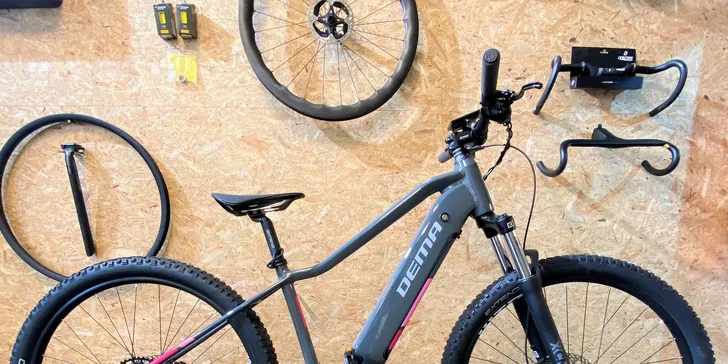 Požičanie elektrického bicykla pre 1 alebo 2 osoby na sedem hodín či celý víkend