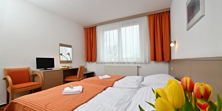 Skvelý 4* relax v Hlbokej nad Vltavou s raňajkami aj jednou večerou a wellness