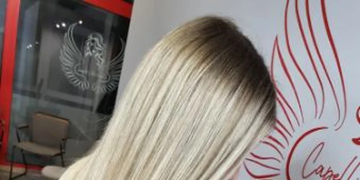 Melír, balayage, air touch, ombré, sombré, brondé alebo spoločenský účes v Capelli da Angeli