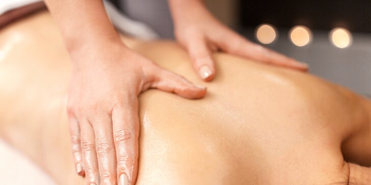Celotelová, lymfatická alebo klasická masáž chrbta či chodidiel