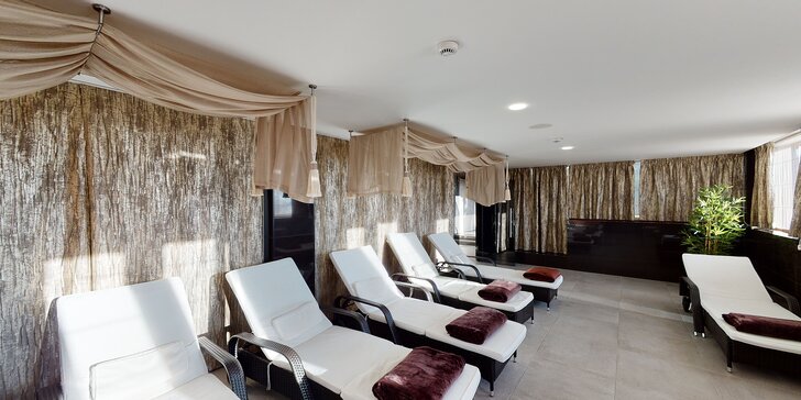 Privátny relax vo wellness centre apartmánového hotela Hrebienok Resort pre 2 osoby