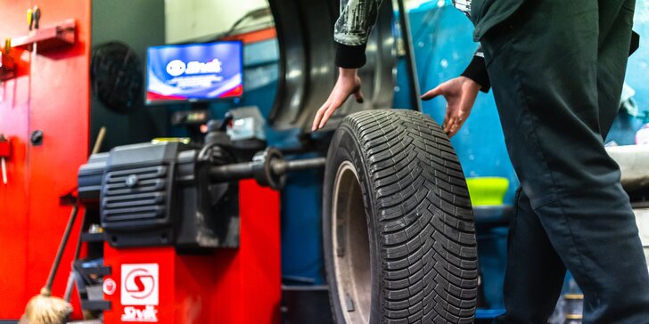 Prezutie pneumatík vrátane vyváženia v servise Kene