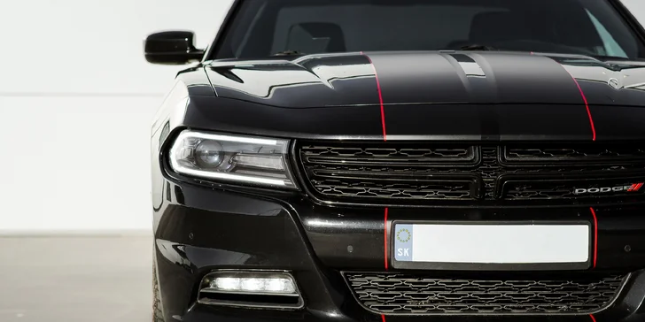Jazda ako vodič či spolujazdec v DODGE CHARGER, pre deti možnosť auto naštartovať a odfotografovať sa