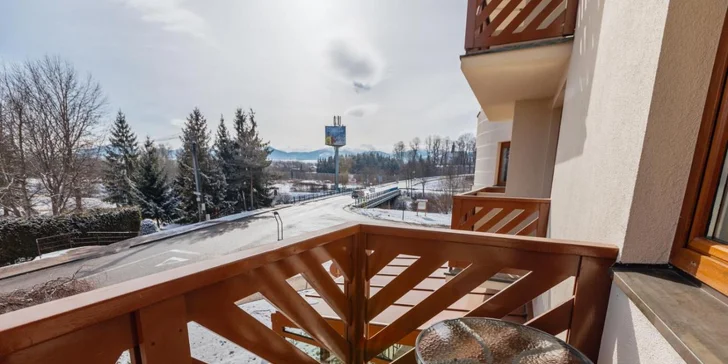 Apartmány v centre Bešeňovej: na skok do aquaparkov aj prírody, dieťa do 3 rokov zdarma