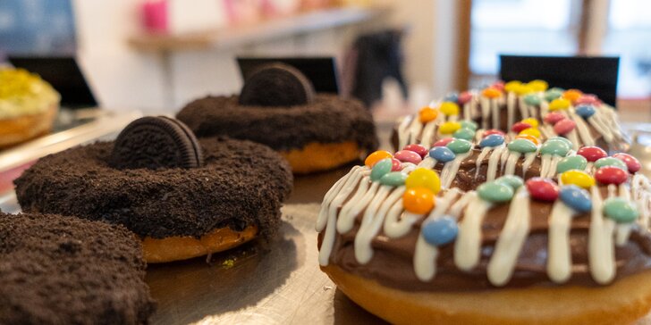 Domáce donuty aj s kávičkou alebo obrovský 900 gramový XXL Donut