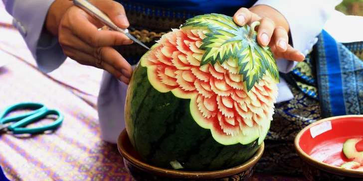 Online kurz Carvingfruit: dekoratívne vyrezávanie do ovocia a zeleniny