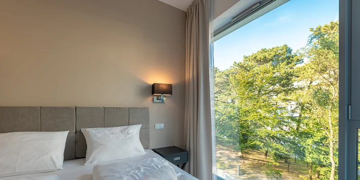 Pobyt pri Balte a jazere Jamno: špičkové apartmány na skok od pláže, so stravou aj wellness