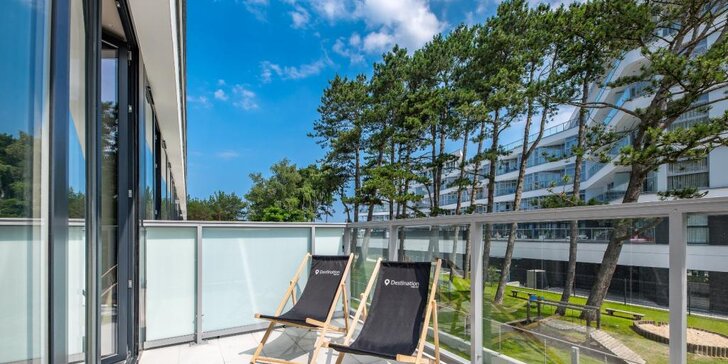 Pobyt pri Balte a jazere Jamno: špičkové apartmány na skok od pláže, so stravou aj wellness