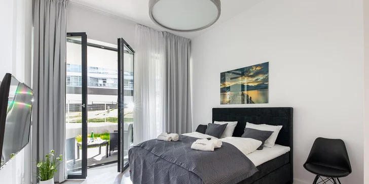 Pobyt pri Balte a jazere Jamno: špičkové apartmány na skok od pláže, so stravou aj wellness