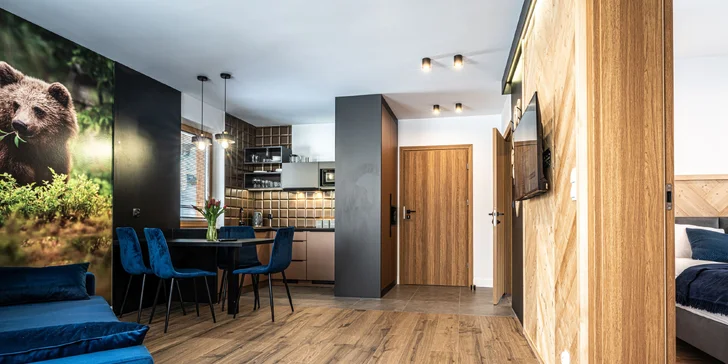 Luxusné apartmány v centre Zakopaného: len na skok na obľúbenú promenádu či do hôr