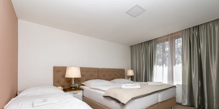 Malé Karpaty: Luxusný hotel na Pezinskej Babe, pobyt s raňajkami alebo apartmán až pre 8 osôb