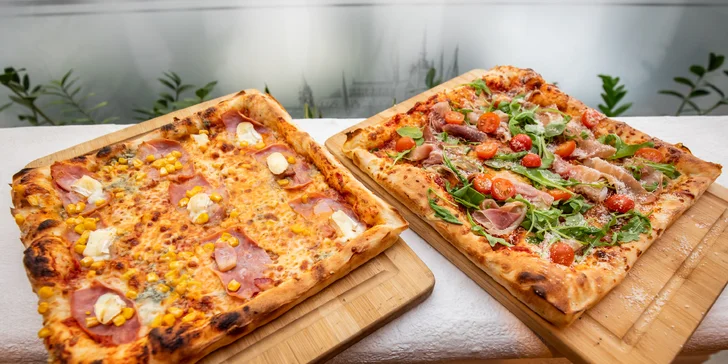 Jedinečná štvorcová pizza v Pube u Joža priamo v centre Žiliny na Bulvári