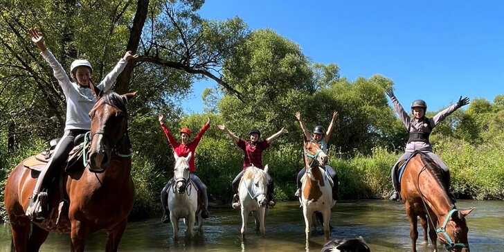 Skvelý 6-dňový letný jazdecký tábor na ranči pre deti od 7 do 16 rokov vo Veľkej Fatre