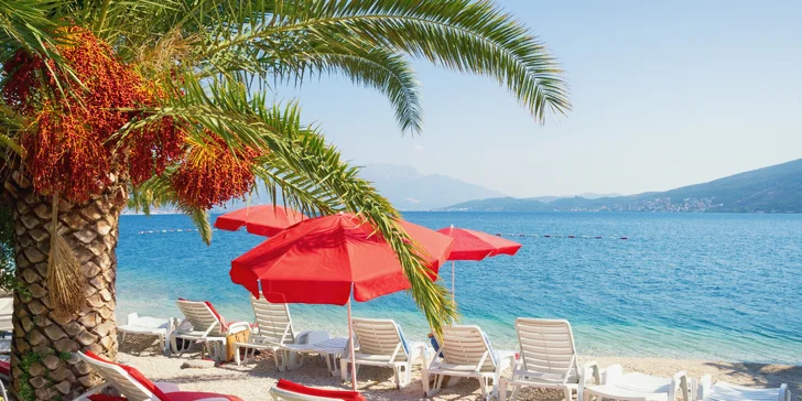 Kotorský záliv v Čiernej Hore: 4* hotel pri mori, raňajky a neobmedzený wellness so strešným bazénom