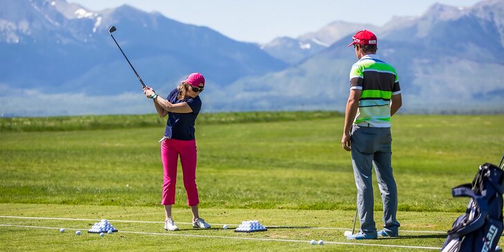 Staň sa golfistom: Golfový kurz s trénerom v Malom Slavkove