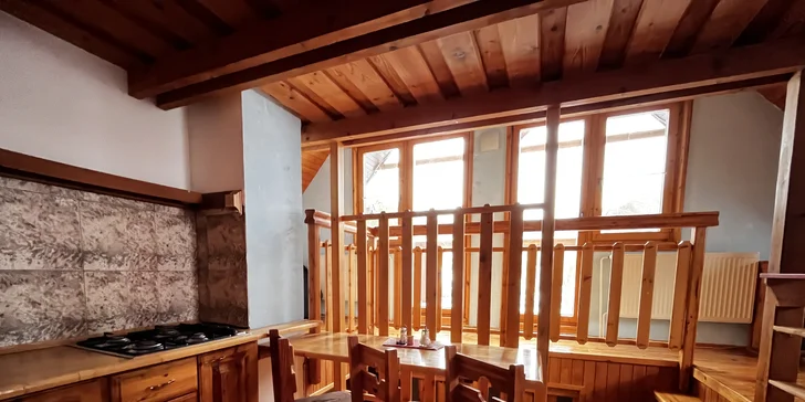 Wellness pobyt na chalupe pre celú rodinu uprostred lesov Spišskej Magury, vhodné pre 12 až 24 osôb