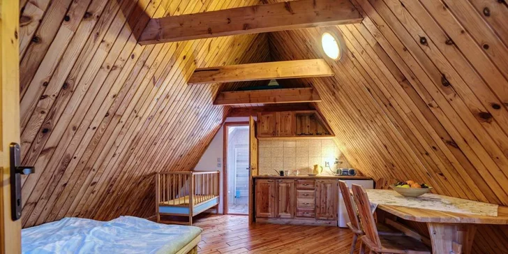Wellness pobyt na chalupe pre celú rodinu uprostred lesov Spišskej Magury, vhodné pre 12 až 24 osôb