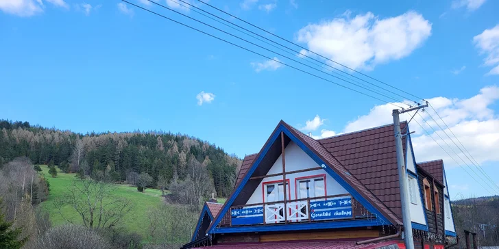Wellness pobyt na chalupe pre celú rodinu uprostred lesov Spišskej Magury, vhodné pre 12 až 24 osôb