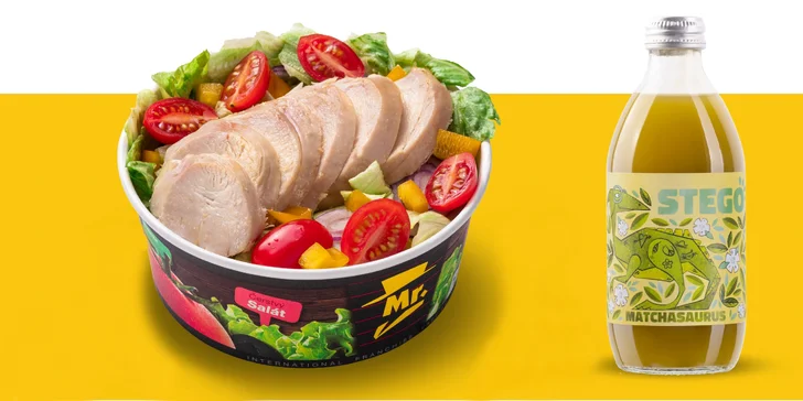 PiPi Grill: Chrumkavé kurča s prílohou a nápojom alebo šalát s BIO limonádou
