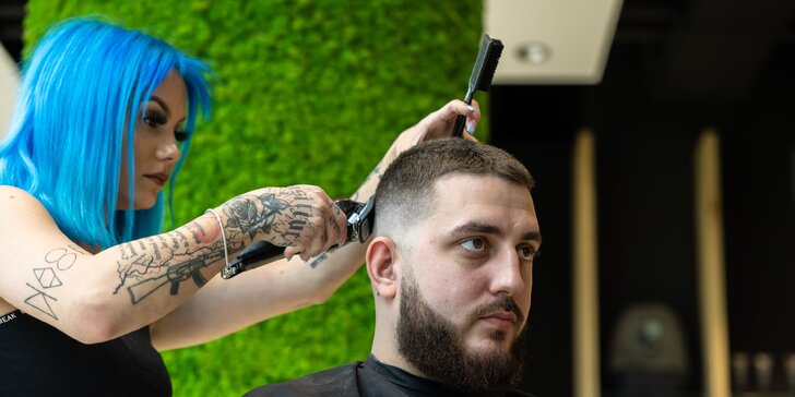 Barberské služby: pánsky strih a úprava brady strojčekom alebo britvou v BEGENTLEMAN BARBER & STORE