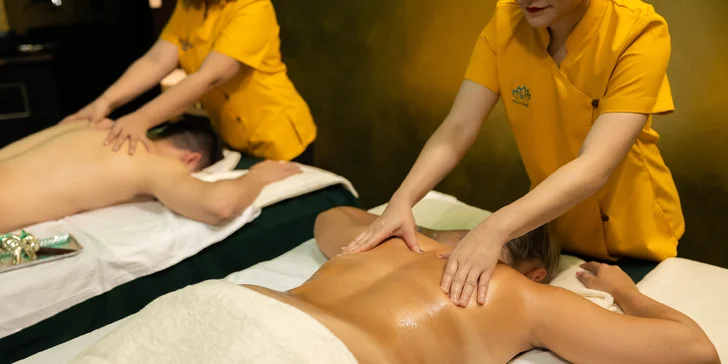 Thajská masáž pre jednotlivcov aj páry s privátnym wellness