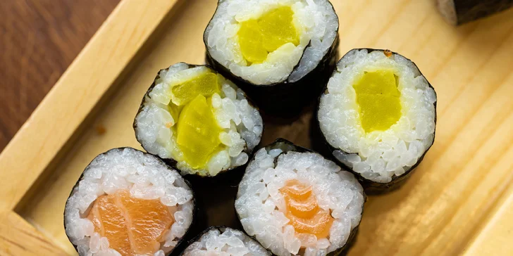 Exkluzívne degustačné sushi sety s lososom či tuniakom