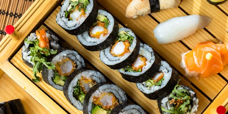 Exkluzívne degustačné sushi sety s lososom či tuniakom