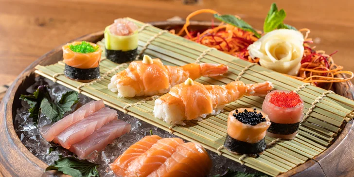 Exkluzívne degustačné sushi sety s lososom či tuniakom