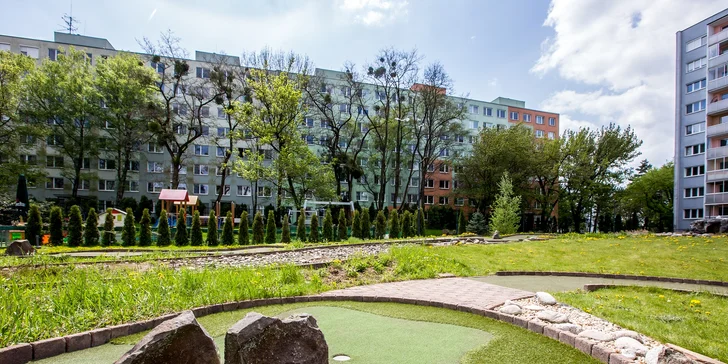 Najväčší outdoorový minigolf pre 2 až 4 osoby na východnom Slovensku