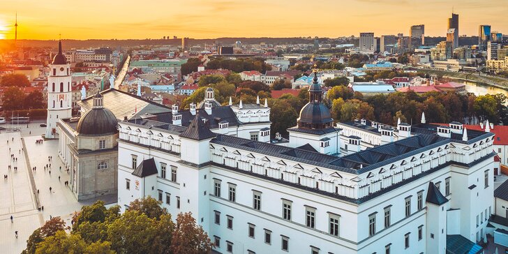 Vilnius, hlavné mesto Litvy: ubytovanie v 4* hoteli s raňajkami, exkurzie so sprievodcom aj transfer z letiska
