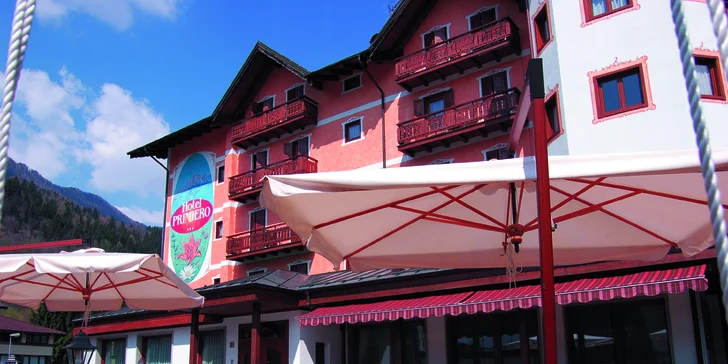 Dovolenka v Dolomitoch: hotel s plnou penziou a neobmedzeným wellness, turistika, bicykle a ferraty
