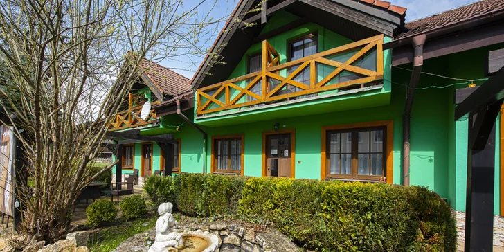 Rodinný penzión s raňajkami v kúpeľnej obci Vyšné Ružbachy: na skok Pieniny, Tatry aj Poľsko