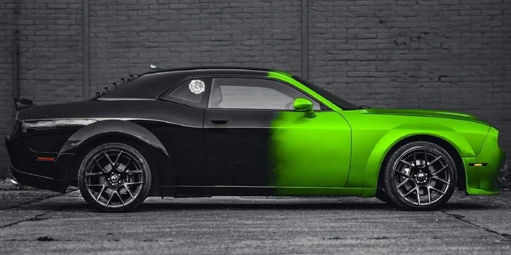 Superjazda v nadupanom DODGE CHALLENGER WIDEBODY 5.7 V8 HEMI na 15 - 60 minút vrátane pohonných hmôt a spolujazdcov zadarmo
