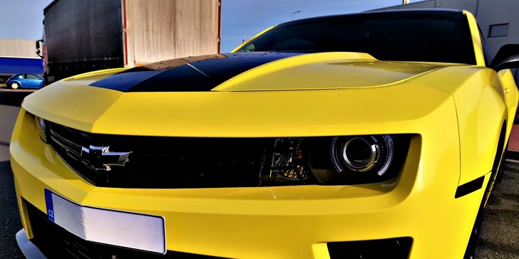 Jazda v CHEVROLET CAMARO 3.6 BUMBLEBEE na 15 - 60 minút vrátane pohonných hmôt