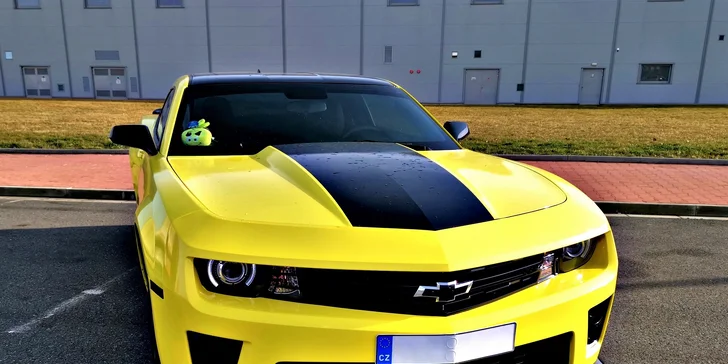 Jazda v CHEVROLET CAMARO 3.6 BUMBLEBEE na 15 - 60 minút vrátane pohonných hmôt