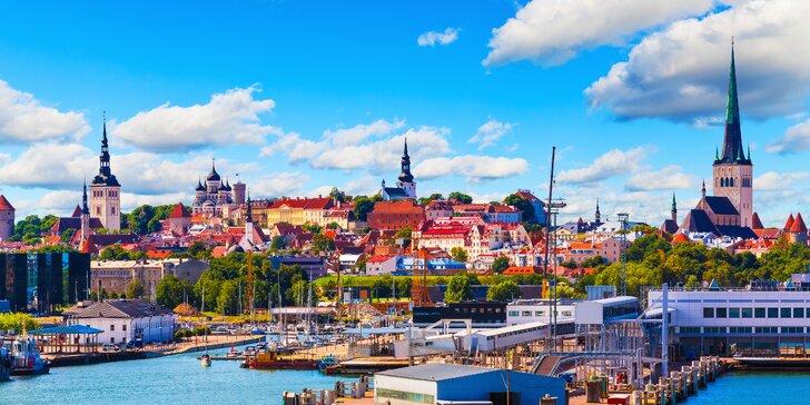 Tallinn, hlavné mesto Estónska: ubytovanie v 4* hoteli s raňajkami, exkurzie so sprievodcom aj transfer z letiska