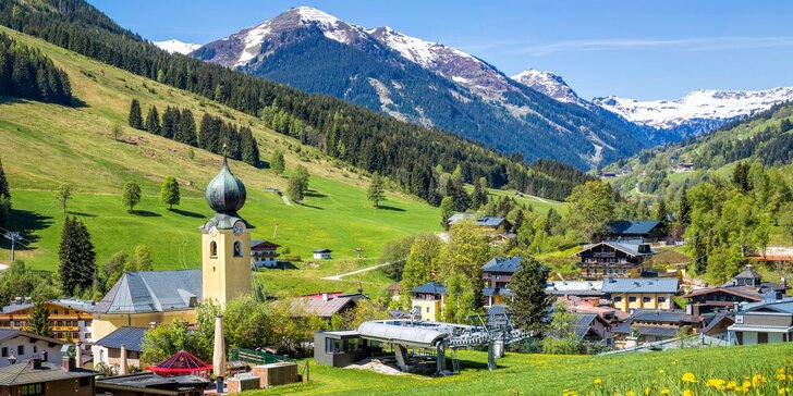 Aktívna dovolenka v Rakúsku, oblasť Saalbach: apartmány až pre 8 osôb, sauny a zadarmo lanovky