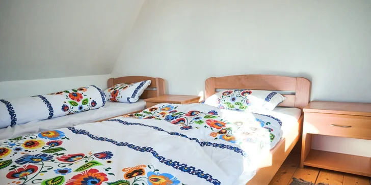 Útulné apartmánové zrubové domčeky na Kysuciach s polpenziou a privátnym wellness
