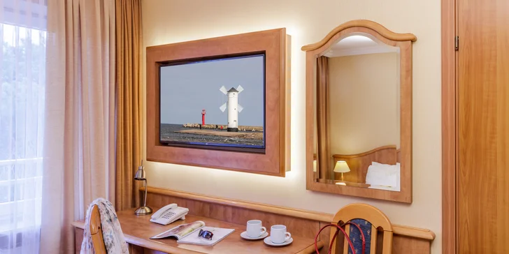 Dovolenka pri Balte: hotel 200 m od pláže, polpenzia a neobmedzený wellness