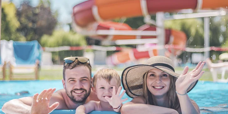 Letné rodinné wellness pobyty so vstupom do Thermal parku Patince - 1 noc ZADARMO