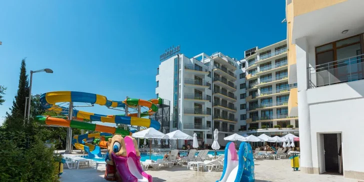 Bulharsko letecky: 8, 11 či 12 dní na populárnom Slnečnom pobreží s all inclusive, bazénom aj tobogánom