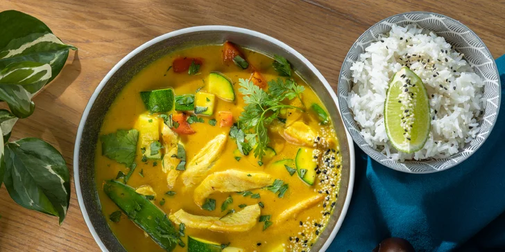 Buddha Bowl, Yellow Curry alebo otvorené vouchery na konzumáciu jedál a nápojov v About coffee&food