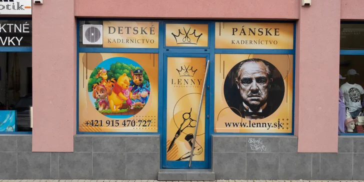Dievčenský strih alebo natočenie vláskov či otvorený voucher v kaderníctve Lenny